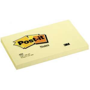 Post-it Notes, 76x127mm, 100 sheets, yellow - Notepad
