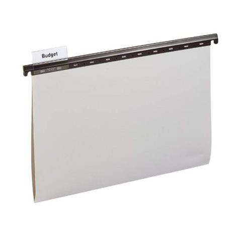 DURABLE hanging file folder, A4 size, gray, with label holder