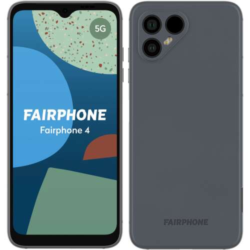 Fairphone 4 Front and Back View - Sustainable Smartphone