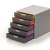 DURABLE Ablageschrank, Kunststoff, 5 Schubladen, DURABLE "VARICOLOR® 5", grau 123215364