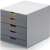 DURABLE Ablageschrank, Kunststoff, 5 Schubladen, DURABLE "VARICOLOR® 5", grau 123215364
