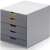 DURABLE Ablageschrank, Kunststoff, 5 Schubladen, DURABLE "VARICOLOR® 5", grau 123215364