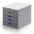 DURABLE Ablageschrank, Kunststoff, 5 Schubladen, DURABLE "VARICOLOR® 5", grau 123215364
