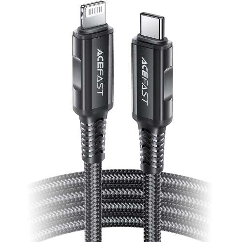 Acefast Cable MFI USB Type C - Lightning 1.8m, 30W, 3A Black (C4-01 C Black) 93901425