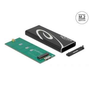 Delock Külső ház SuperSpeed USB B-kulcs M.2 SATA SSD-hez (42007) 58676064 