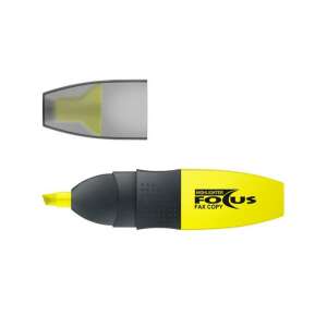 Focus sárga szövegkiemelő, ferde csúcs, 1-4 mm vonalvastagság, fénymásolható és faxolható - ICO