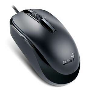 Mouse optic Genius DX-120 cu fir, negru, 3 butoane, 1000dpi - Genius Mouse
