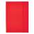 Red Esselte Economy A4 folder with elastic closure