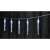 LED icicle lights, 10 icicles, 1.35m long, cool white, indoor use, timer, Emos