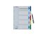 ESSELTE Register, plast, A4, 5 dielov, ESSELTE 31565875