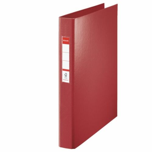 Segregator ringowy Esselte Standard A4, 42mm, bordowy, zbliżenie
