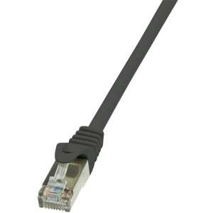 LogiLink CAT6 F/UTP Patch Cable, 2m, Black - Computers and Accessory