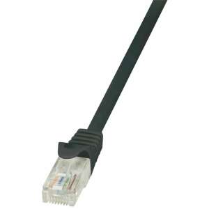 LogiLink CAT6 U/UTP black patch cable, 0.5m - Cable