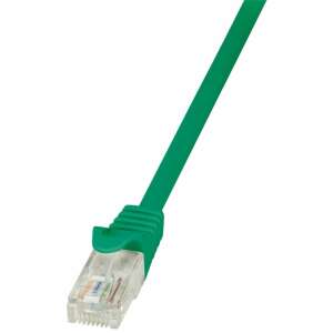 LogiLink CAT6 UTP Patch kábel EconLine AWG24 zelená 0,25m - Patch káble