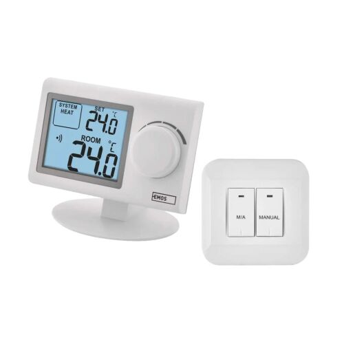 Emos P5614 Wireless Room Thermostat with Digital Display and Manual Control