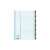 Esselte A4 1-31 Mylar index dividers, 31 tabs, colored, for organizing documents