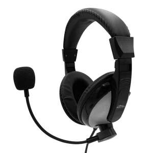 Media-Tech Turdus Pro headset with microphone, black - Headphone