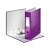 LEITZ 80mm A4 ring binder, purple, open