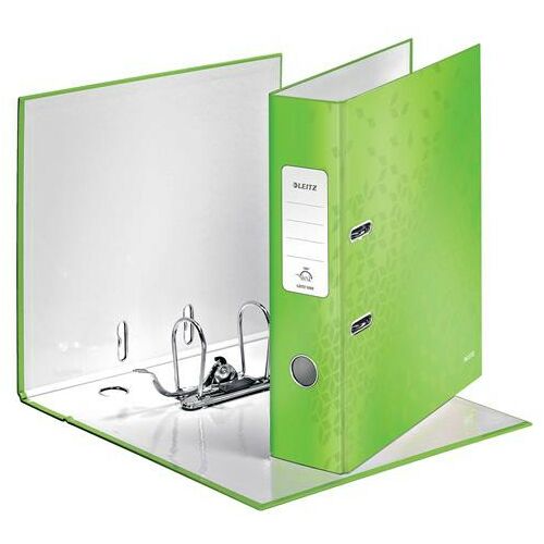 Leitz 180 Wow A4 Dosar verde cu arc cu levier, vedere deschisă