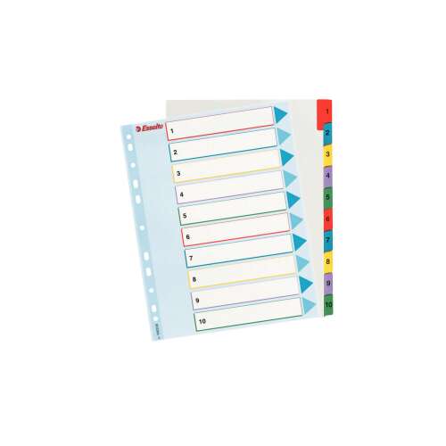 Divizoare de indexare Esselte 1-10 A4+