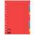 Esselte Economy A4 12-part colored index dividers