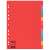 Esselte Economy A4 12-part colored index dividers