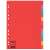Esselte Economy A4 12-part colored index dividers