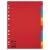 ESSELTE Register, cardboard, A4, 12 parts, ESSELTE "Economy", colour 31566206