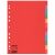 ESSELTE Register, cardboard, A4, 12 parts, ESSELTE "Economy", colour 31566206