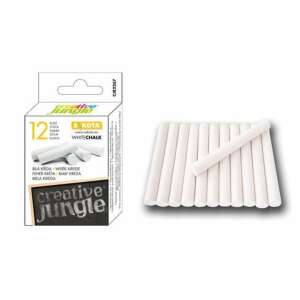 Sakota Creative Jungle White Chalk, 12 pieces - Back to School, School Supply