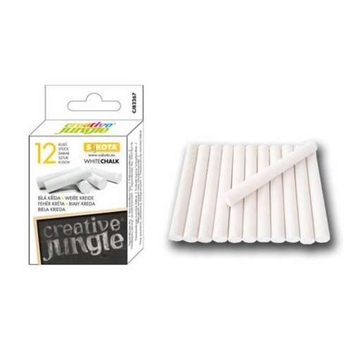 Sakota Creative Jungle White Chalk, 12 pieces