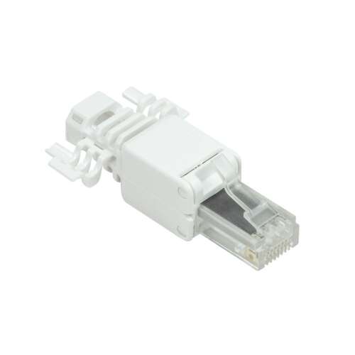 Fehér Logilink Cat6A RJ45 UTP csatlakozó hálózati kábelekhez - UTP csatlakozó