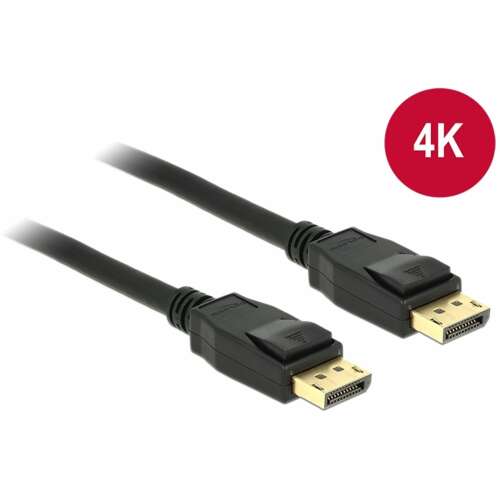 Delock Displayport 1.2 kábel, dugó &gt; dugó, 4K, 5m
