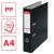 Esselte Economy Black A4 Lever Arch File with PP cover, 500 sheet capacity