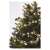 LED Christmas lights with pine cones and stars, warm white, battery operated, indoor use