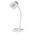 Esperanza Electra white desk lamp with flexible arm
