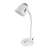 Esperanza Electra desk lamp, white, E27 socket, flexible arm