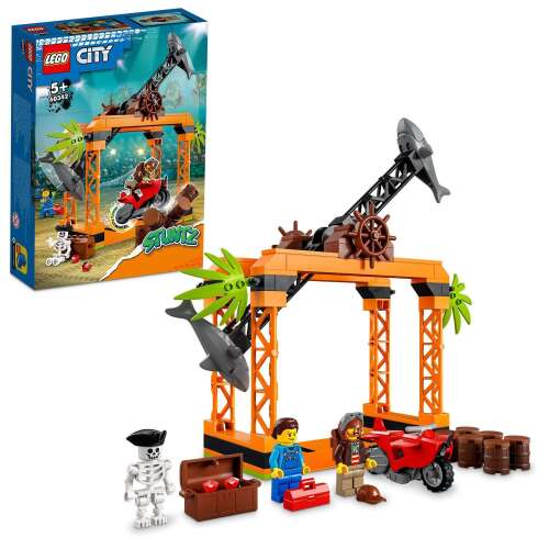 LEGO® City Stuntz Cápatámadás kaszkadőr kihívás 60342