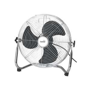 Home PVR 40 Padló Ventilátor 40cm 90 W, Ezüst-fekete