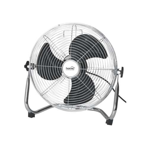 Home PVR 40 Padló Ventilátor 40cm 90 W, Ezüst-fekete