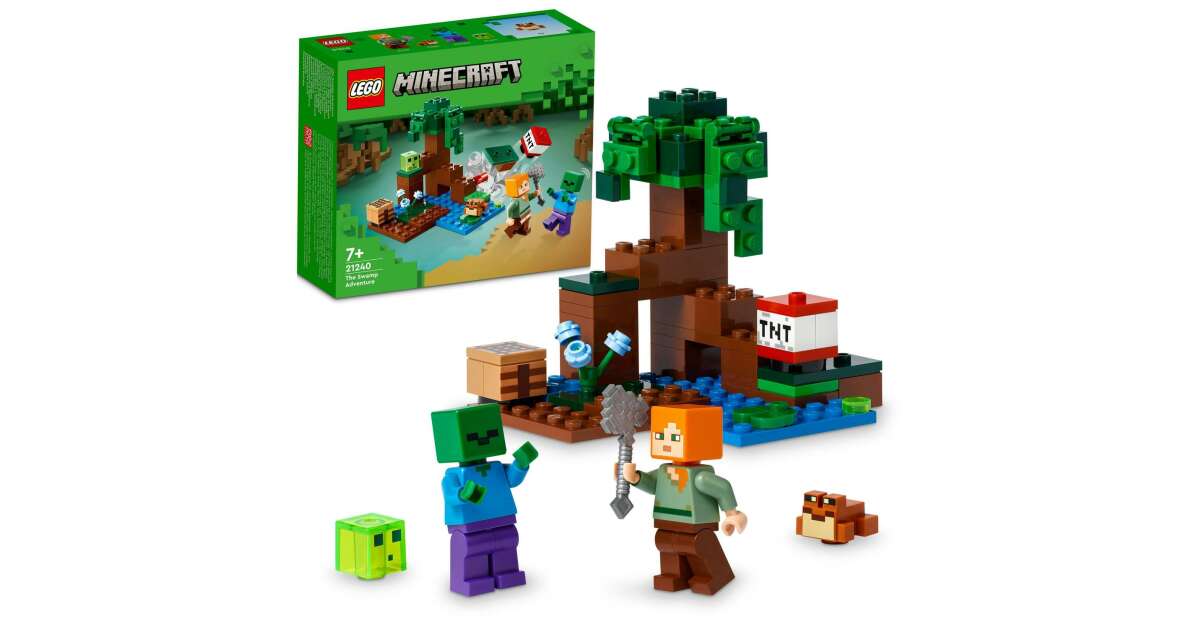 LEGO® Minecraft Swamp Adventure 21240 | Pepita.com