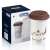 Термочаша Delonghi „Обиколка на света”, 300ml, бяла керамика с кафяв капак, в кутия
