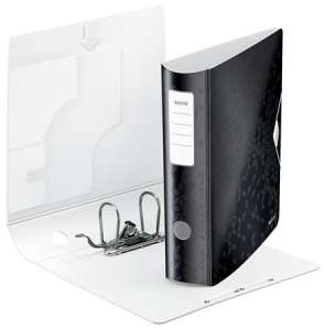 LEITZ 82mm A4 Ring Binder, Black, 180 Active Wow - File folder