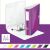 Leitz 180 Active Wow Purple Ring Binder with 180 mechanism