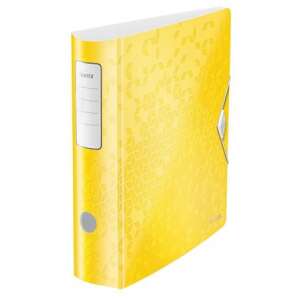 LEITZ 82mm A4 Ring Binder, Yellow, 180 Active Wow - Ring binder