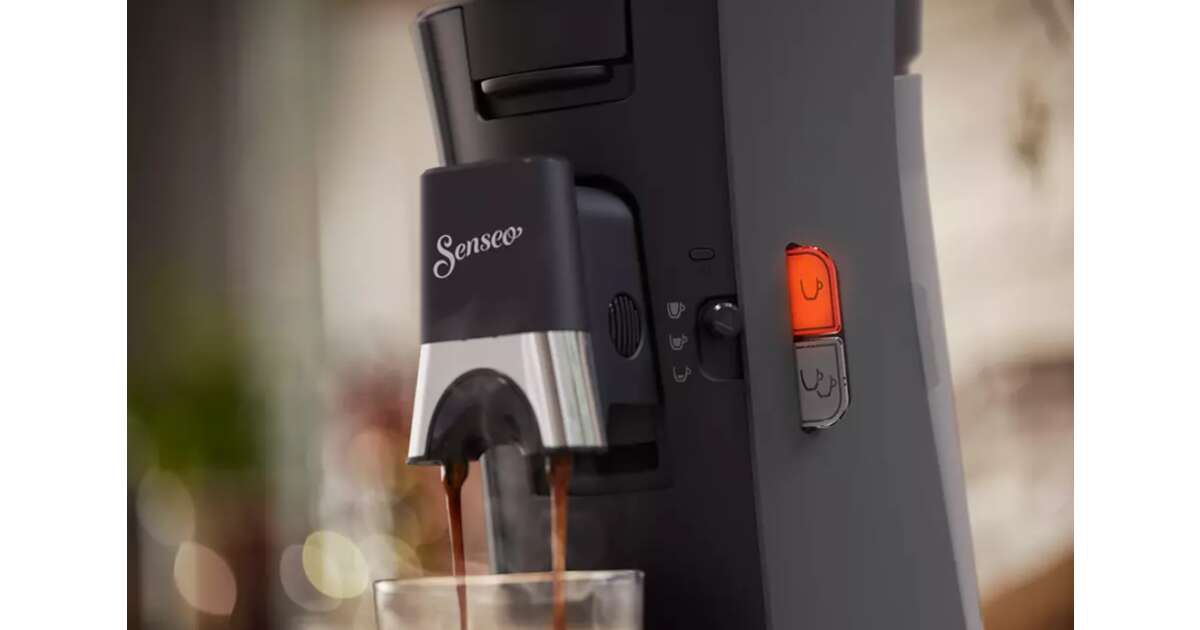 Philips Senseo Select, black/grey - Coffee pod machine, CSA250/11
