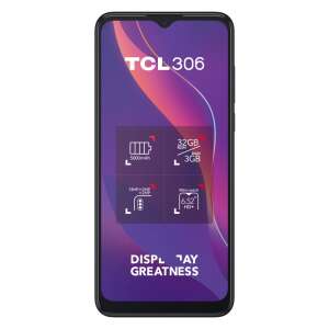 Mobilný telefón TCL 306 32GB 3GB RAM Dual SIM, sivý (6102H-2ATBHU12)