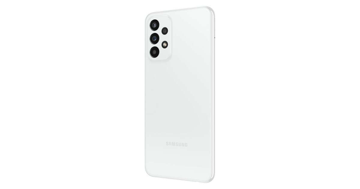A236b galaxy a23 5g ds (64gb), white SM-A236BZWUEUE | Pepita.com