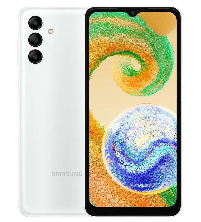 Samsung galaxy a04s 4g 32gb 3gb ram dual sim mobiltelefon, fehér
