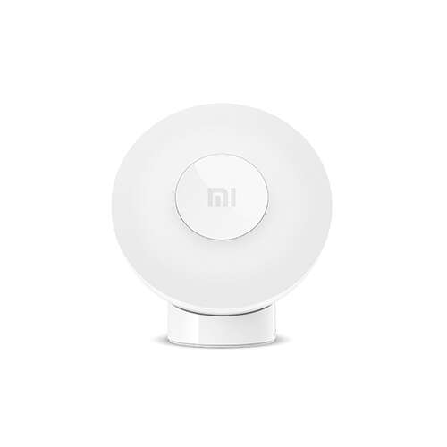 Lampa de noapte cu senzor de mișcare Xiaomi 2, albă, rotundă, cu logo Xiaomi